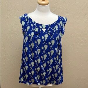 Sariah for Anthropologie Silk Blouse Sz 12